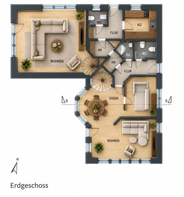 Grundriss Erdgeschoss