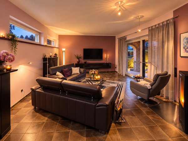 Wohnzimmer mit Kaminofen