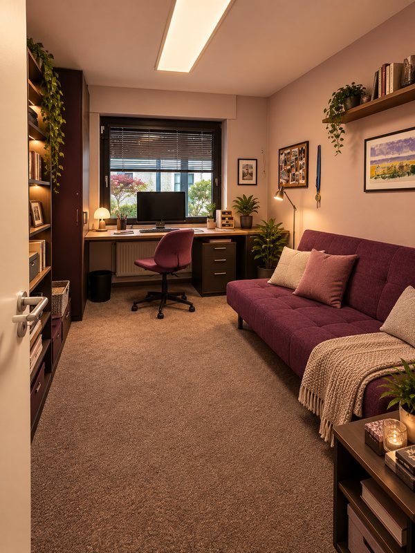 Gästezimmer mit Arbeitsplatz